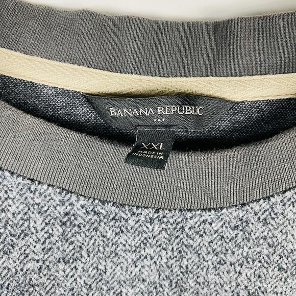 Banana Republic Size XXL Crewneck Sweater Gray - Picture 3 of 4